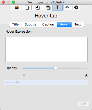 Hover tab