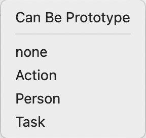 Prototype pop-up list Prototype pop-up list