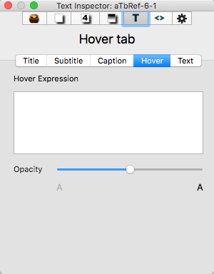 Hover tab