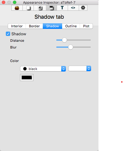 Shadow tab