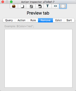 Remove tab