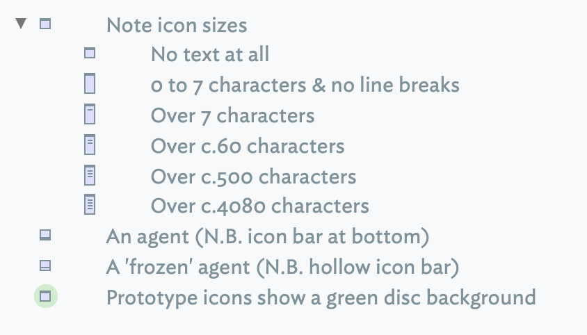 Content/Type Dependent Icons