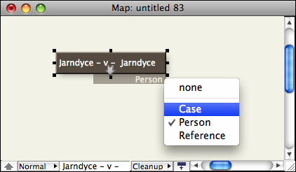 Selecting a prototype in Map view