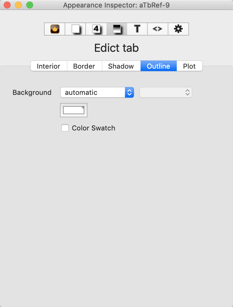 Outline tab
