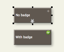 Badges on icons